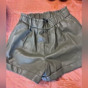 Forever 21 High Waist Olive Shorts